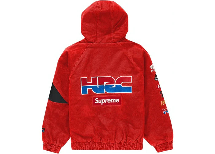 Supreme Honda Red Fox Racing Puffy Zip Up Jacket