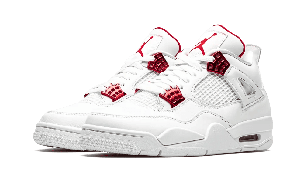 Air jordan 4 metallic red deals